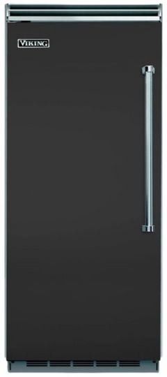 Viking® 5 Series 15.9 Cu. Ft. Cast Black Left Hinge Column Freezer