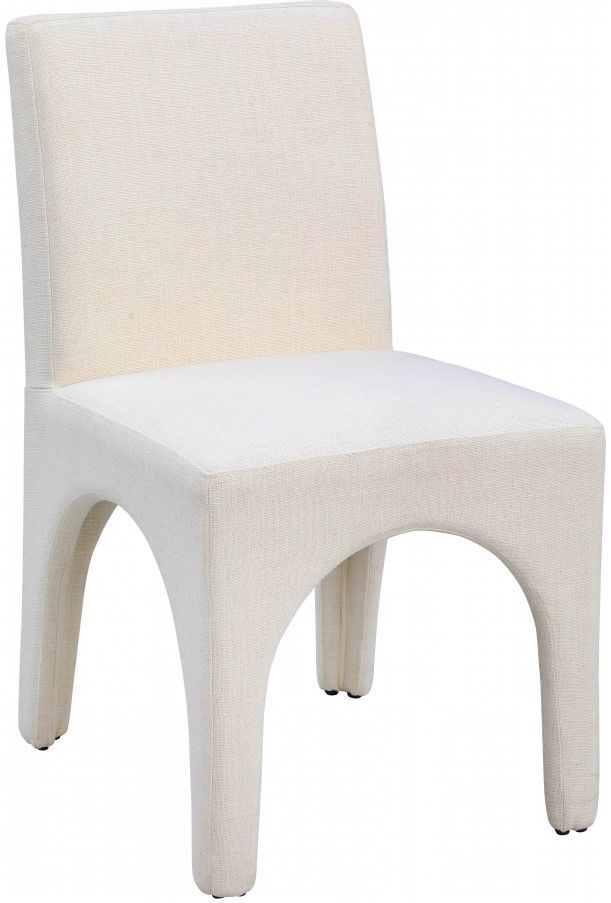 Meridian Furniture Gramercy Beige Linen Upholstered Dining Side Chair-0