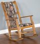 Sunny Designs™ Sedona Rustic Oak Rocker with Cushion Seat & Back-1