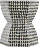 A & B Home Black/White Stool-1