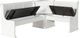 Sunny Designs™ Carriage House Cottage White/European Dark Short Bench-2
