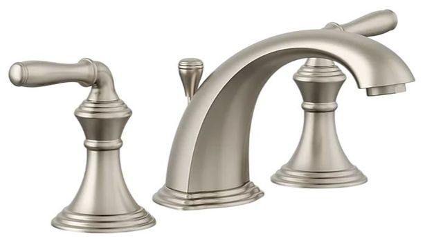 KOHLER® Devonshire® Vibrant Brushed NIckel Widespread Bathroom Sink Faucet-0