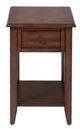 Jofran Inc. Medium Brown Chairside Table-0