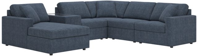 Signature Design by Ashley® Modmax 6-Piece Ink Left-Arm Facing Sectional and Chaise with Console-0