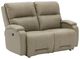 Best® Home Furnishings Customizable Maverly Leather Power Reclining Space Saver Loveseat with Tilt Headrest-0
