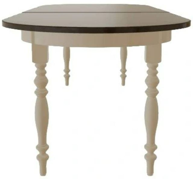 Mavin Customizable 38" x 84" Oval Extendable Dining Table with 18" Leaf-2