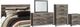 Signature Design by Ashley® Cazenfeld 5-Piece Black/Gray Full Panel Headboard Bed Set-0