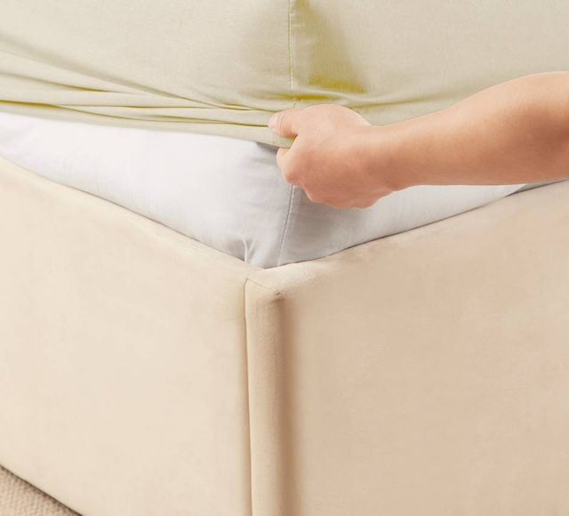 Sleeptone® Basics Griptone™ 6-Piece Cream Premium Bamboo Twin XL Sheet Set-3