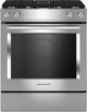 KitchenAid® 30" Stainless Steel Slide-In Dual Fuel Range-0
