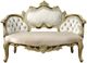 ACME Furniture Desiderius Antique Gold/Beige/Brown Bench-3
