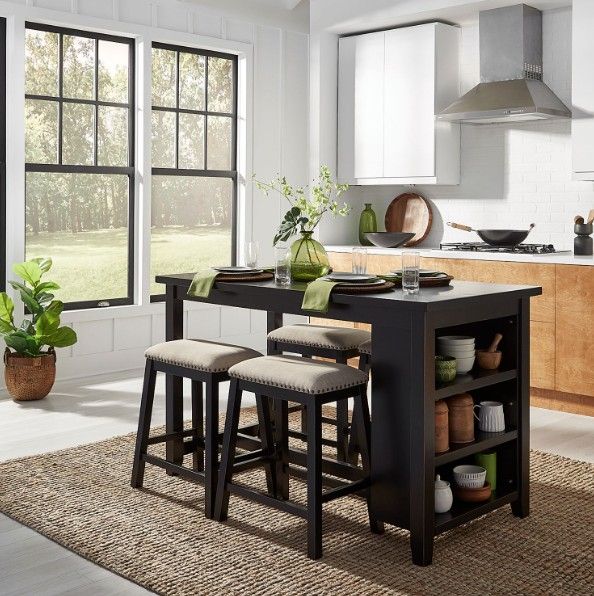 Modern counter height dining set