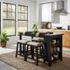 Liberty Furniture Brook Creek 5-Piece Black Counter Dining Set-1