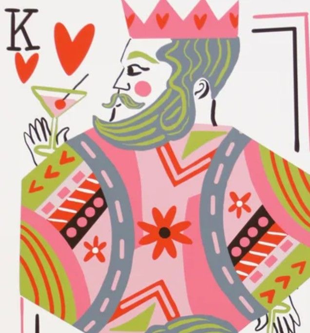 Stylecraft Tamara Day for Stylecraft King of Hearts Wall Art-1
