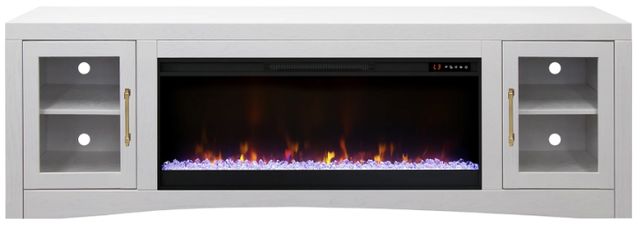 Legends Home Heritage White 82" Fireplace TV Stand-2