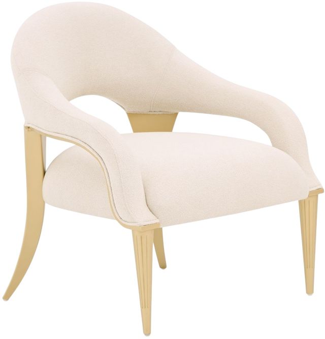 Michael Amini® Scotts Square Light Champagne Accent Chair-0