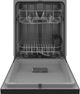 GE® 24" Black Front Control Built-In Dishwasher-1