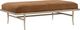 Hooker® Furniture Melange Tobin Brown/Champagne Gold Cocktail Ottoman-0