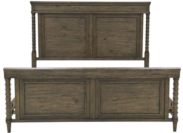 Legacy Classic Seraphina Midnight Oak King Panel Bed-2