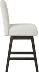 New Classic® Home Furnishings High Line White Swivel Counter Stool-3