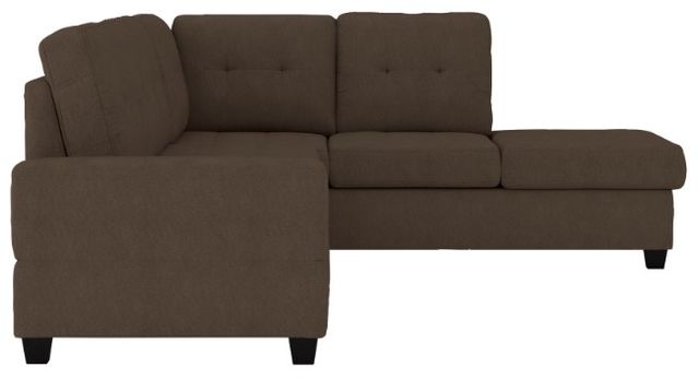 Homelegance® Maston 3-Piece Brown L-Shape Reversible Sectional with Ottoman-3