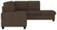 Homelegance® Maston 3-Piece Brown L-Shape Reversible Sectional with Ottoman-3