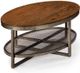 Olliix by INK+IVY Chestnut Sheridan Oval Coffee Table-1