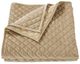 HiEnd Accents Velvet Diamond 3-Piece Oatmeal King Bedding Bundle-1