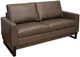 International Furniture Direct Blackburn Black/Brown Loveseat-0