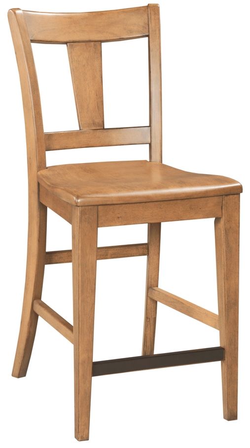 Kincaid® Kafe Cappuccino Tall Splat Back Counter Stool-1