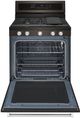 KitchenAid® 30" Black Stainless Steel Freestanding Gas Range-1