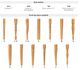 Bermex® Customizable Wood Dining Arm Chair-1
