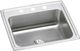 Elkay Lustertone® Classic Lustrous Satin 22" x 19-1/2" x 7-5/8" 4-Hole Single Bowl Drop-In Sink with Perfect Drain®-0