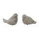A & B Home Florence de Dampierre 2-Piece Whitewashed Sparrow Bird Accent Set-5