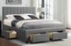 Titus Furniture Light Grey Full Panel Storage Bed-1
