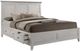 Intercon San Mateo 3-Piece Rustic White Queen Storage Bedroom Set-1
