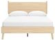 Signature Design by Ashley® Cabinella Tan Queen Platform Panel Bed-1