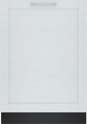 front view of the Bosch 800 Series 24" Custom Panel Top Control Built In Dishwasher