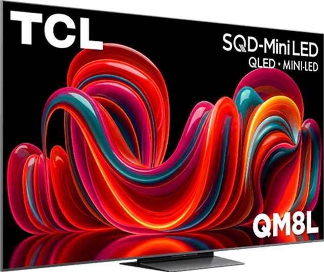 TCL 98" QM8L Series Black SQD-Mini LED 4K UHD HDR Smart TV with Google TV-2