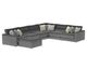 iAmerica Campton Greystone 6pc Modular Sectional-2