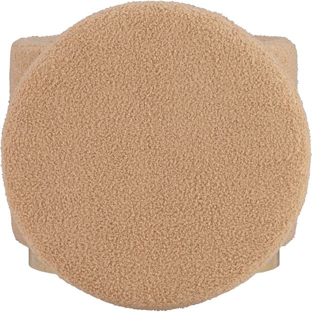 Linon Blanche Tan Storage Ottoman-2