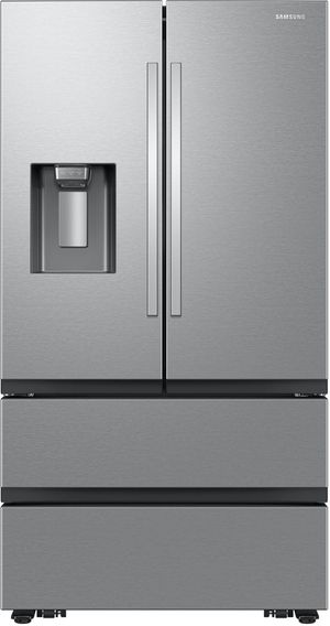 Samsung 36 in. 25.0 Cu. Ft. Fingerprint Resistant Stainless Steel Counter Depth French Door Refrigerator