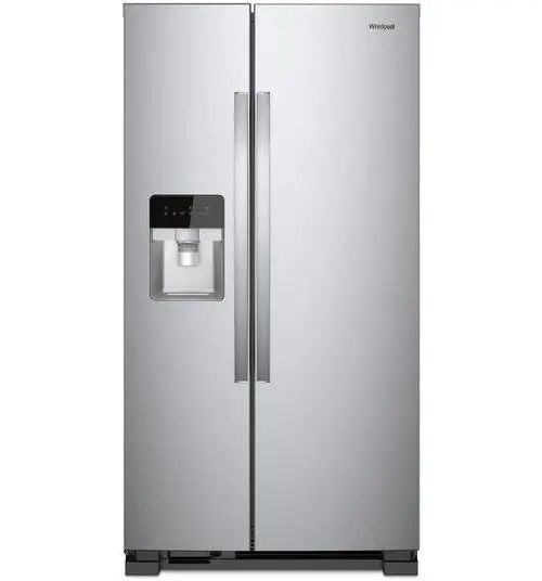 Whirlpool® 33" 21.4 Cu. Ft. Fingerprint Resistant Stainless Side-By-Side Refrigerator-0