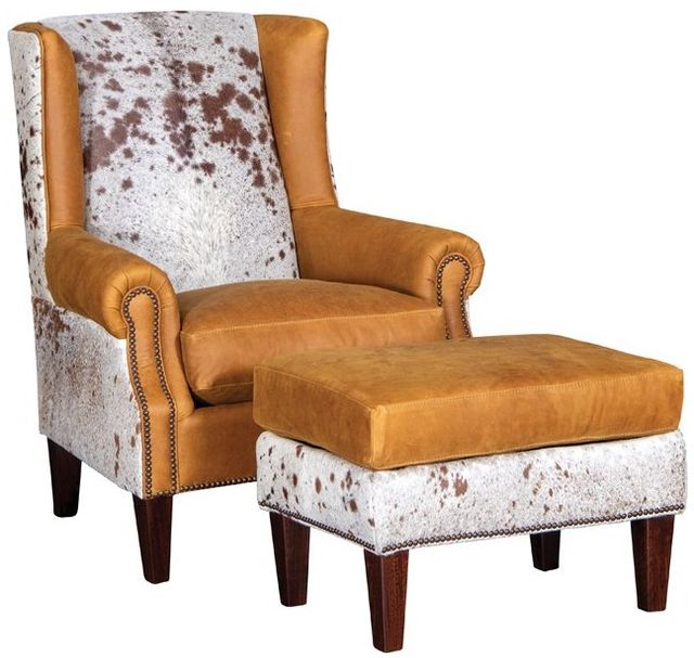 Mayo Furniture Customizable Hair on Hide and Leather Chair-0