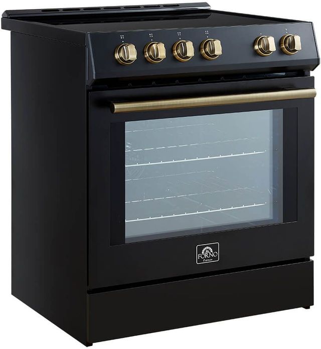 FORNO® Leonardo 30" Black Pro Style Induction Range-2