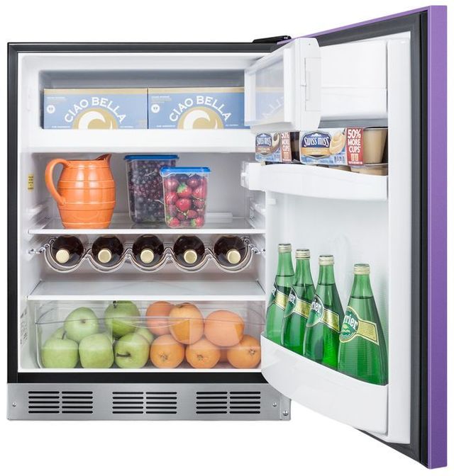 Summit® 5.1 Cu. Ft. Lavender Under The Counter Refrigerator -3