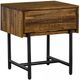 Armen Living Cusco Rustic Acacia Nightstand-2