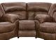 HomeStretch Frontier Espresso 3-Piece Manual Reclining Sectional-2
