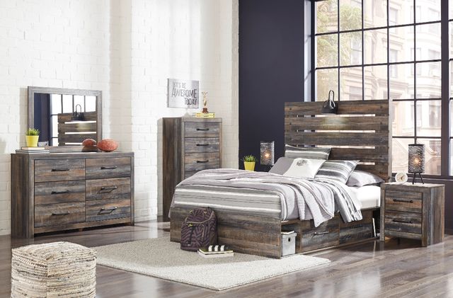 Signature Design by Ashley® Drystan 2-Piece Multi Full Panel Storage Bed Set-3