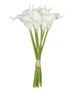 A & B Home White Faux Camellia Bush-0