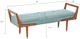 Olliix by INK+IVY Blue/Pecan Boomerang Bench-3